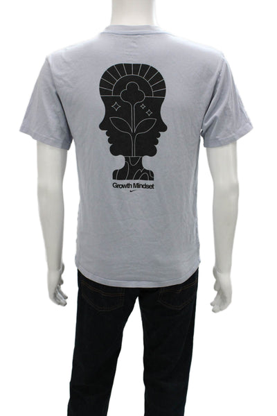 Nike Mens T-Shirt Gray Graphic 100% Cotton Crew Neck Short Sleeve Size XS