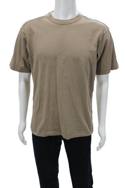 BP. Mens T-Shirt Brown Cotton Crew Neck Short Sleeve Size S