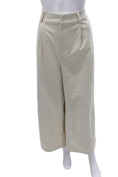 Varley Womens Cropped Beige Pants Size XL