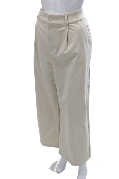 Varley Womens Cropped Beige Pants Size XL