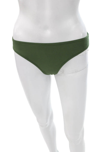 J Crew Women Swim Bottom Green Polyamide Size XS