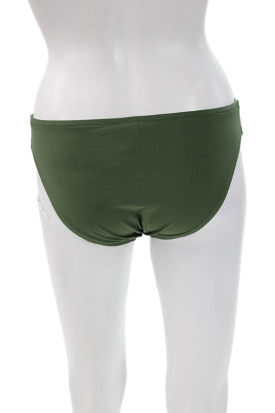 J Crew Women Swim Bottom Green Polyamide Size XS