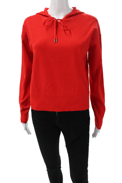 KADA Womens Red Viscose Pullover Sweater Long Sleeve Fall Size XS