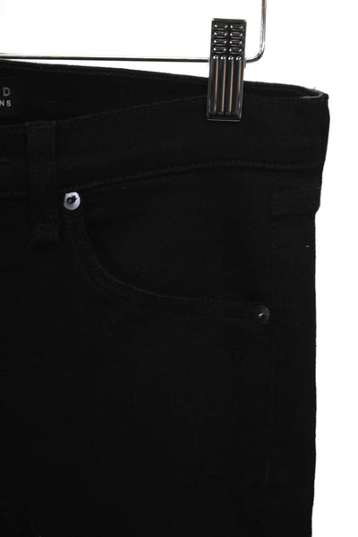 Veronica Beard Womens Skinny Black Jeans Low Rise Cotton Size 26