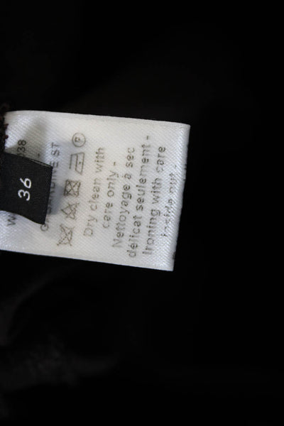 Joseph Womens Cropped Black Leggings Viscose Size 36