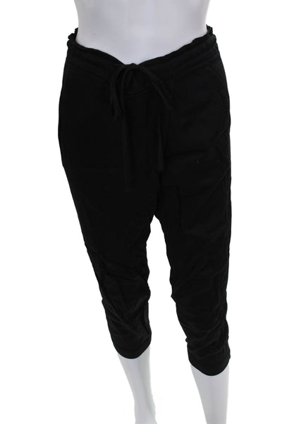 Ramy Brook Womens Jogger Pants Black Viscose Drawstring Size S