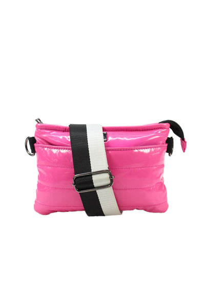 Think Royln Women's Zip Closure Pink Crossbody Handbag