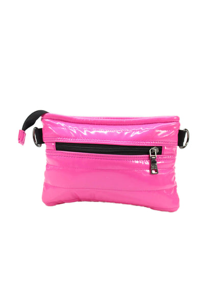 Think Royln Women's Zip Closure Pink Crossbody Handbag