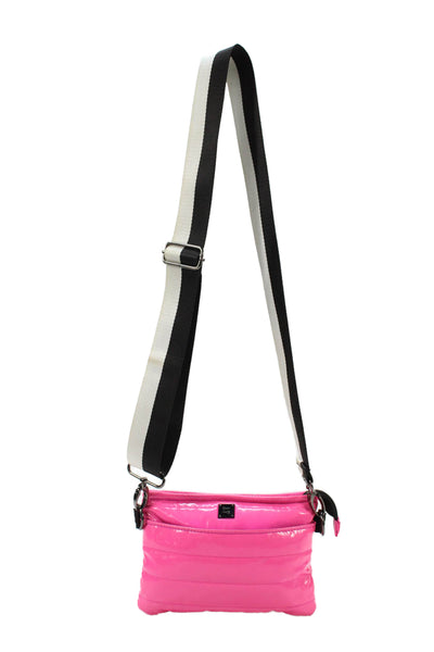 Think Royln Women's Zip Closure Pink Crossbody Handbag
