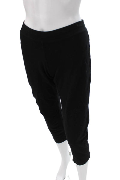 Eileen Fisher Women Capri Leggings Black Viscose Pull On Size PS