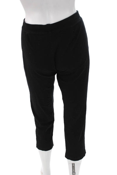 Eileen Fisher Women Capri Leggings Black Viscose Pull On Size PS