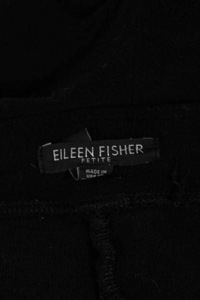 Eileen Fisher Women Capri Leggings Black Viscose Pull On Size PS