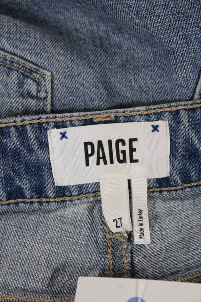 Paige Womens Blue Cut-Off Shorts Size 27
