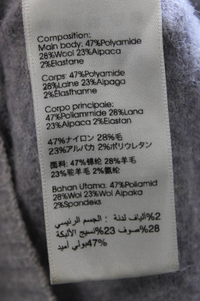 3.1 Phillip Lim Womens Pullover Sweater Gray Polyamide Size M