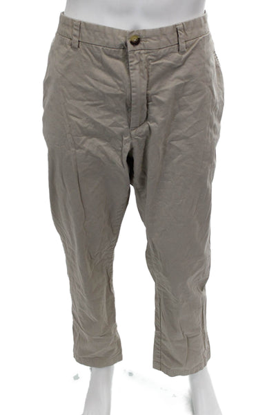 Vineyard Vines Mens Chino Pants Beige Button 97% Cotton Size 40