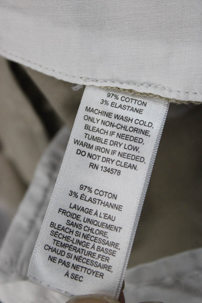 Vineyard Vines Mens Chino Pants Beige Button 97% Cotton Size 40