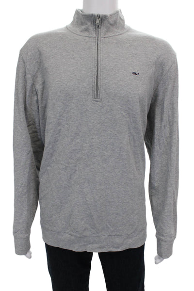 Vineyard Vines Men Pullover Sweatshirt Gray Cotton Size 2XL