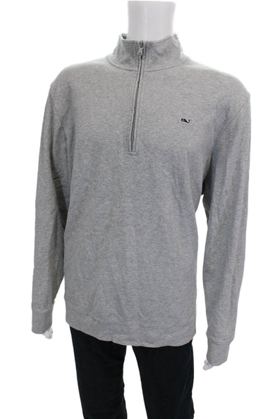 Vineyard Vines Men Pullover Sweatshirt Gray Cotton Size 2XL
