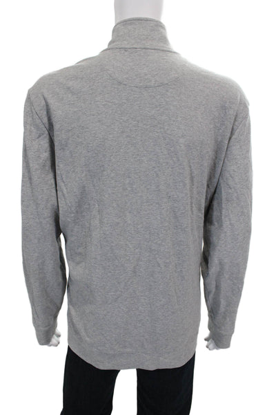 Vineyard Vines Men Pullover Sweatshirt Gray Cotton Size 2XL