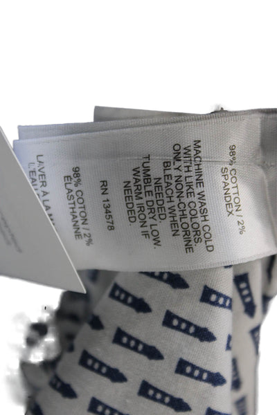 Vineyard Vines Mens Button Down Short Sleeve Cotton Graphic Shirt Size 2XL