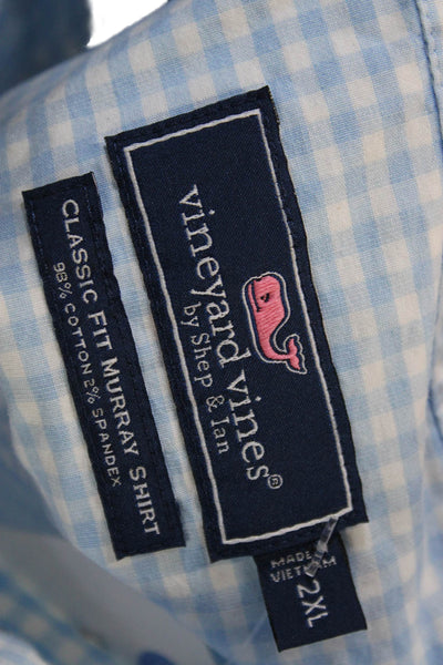 Vineyard Vines Men's Long Sleeves Button Down Plaid Shirt Size 2XL