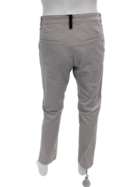 Rag & Bone Mens Gray Cotton Chinos Button Fly Size 31