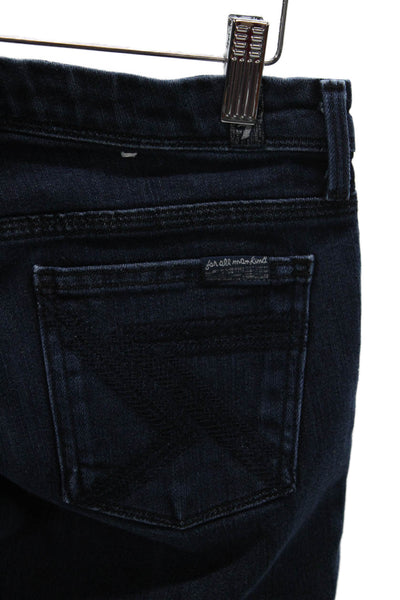 7 For All Mankind Women Blue Bootcut Mid Rise Jeans Size 26