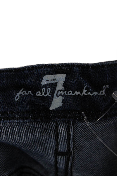 7 For All Mankind Women Blue Bootcut Mid Rise Jeans Size 26