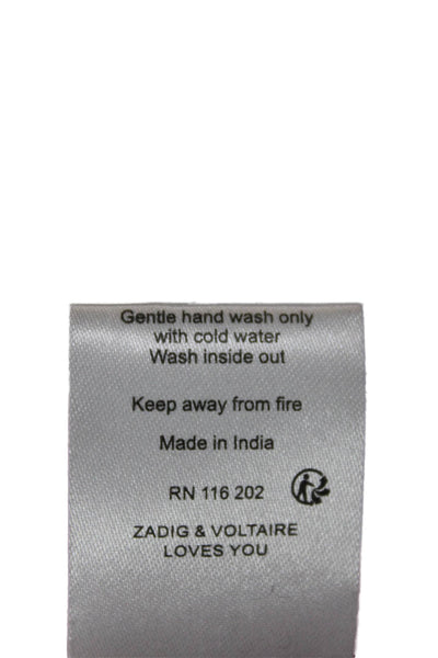 Zadig & Voltaire Women Camisole Pink Lyocell Scoop Neck Sleeveless Size S