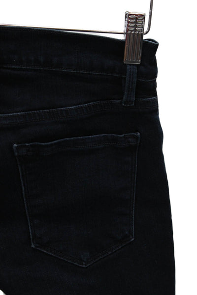 Frame Womens Skinny Jeans Blue Cotton Mid Rise Size 24