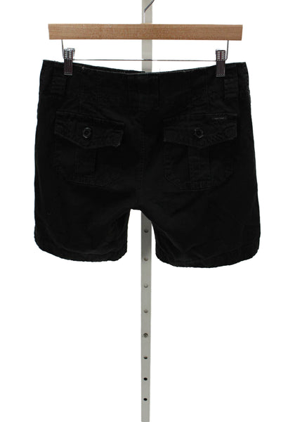 Sanctuary Womens Cargo Cotton Shorts Black Size 27