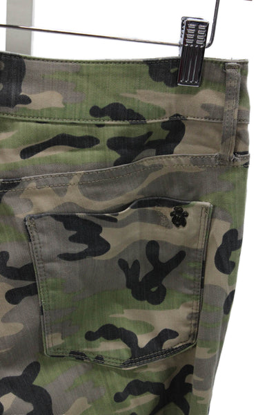 Black Orchid Women Multicolor Camo Skinny Jeans Cotton Blend Size 26