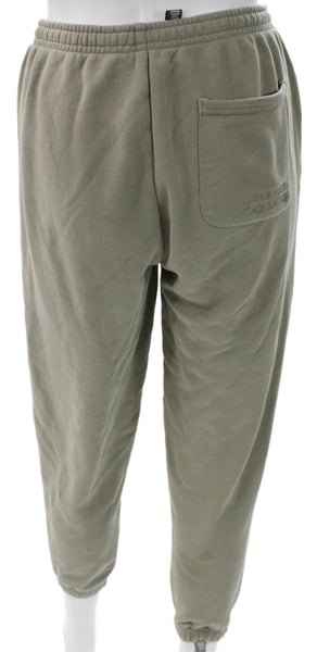 Vuori Unisex Adults Sweatpants Green Drawstring 70% Cotton Size XS