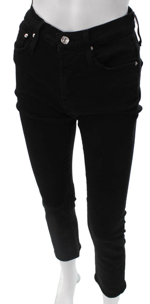 Edwin Womens Skinny Jeans Black Cotton Blend Size 25