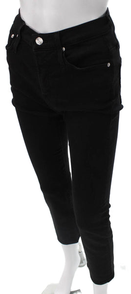 Edwin Womens Skinny Jeans Black Cotton Blend Size 25