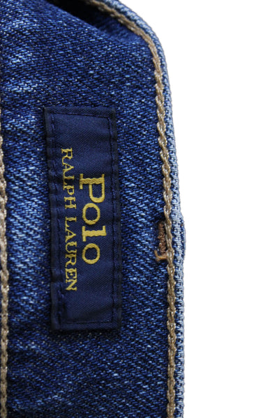 Polo Ralph Lauren Men Tapered Jeans Blue Cotton High Rise Size 29