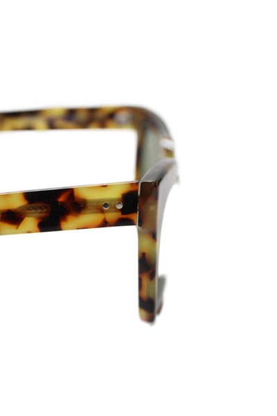 Kamali Kulture Womens Brown Plastic Tokyo Tortoise Print Squre Cat Sunglasses