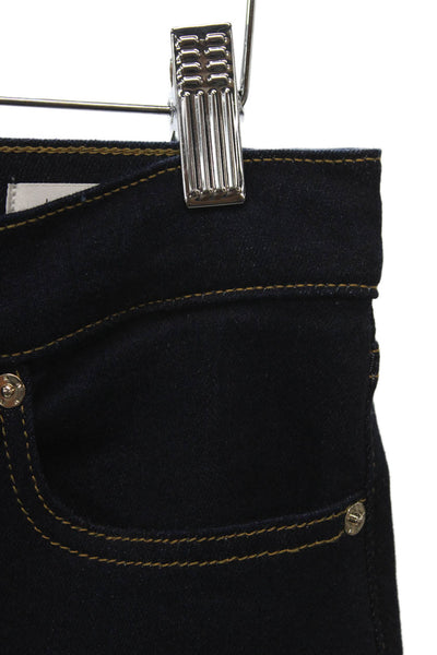 Frame Womens Wide-Leg Jeans Blue High Waist Button Size 29