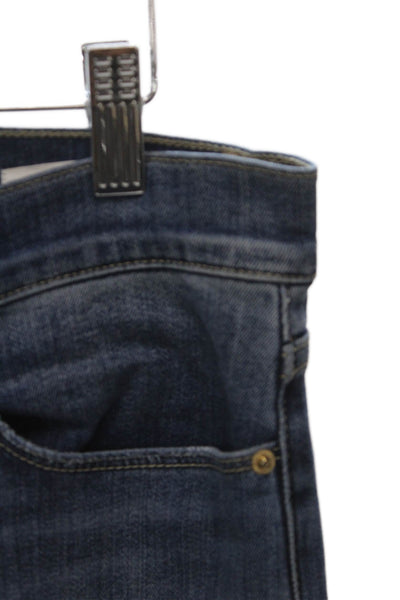 Frame Womens Skinny Blue High Rise Jeans Button Fly 26 Inseam Size 29