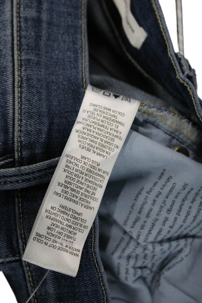 Frame Womens Skinny Blue High Rise Jeans Button Fly 26 Inseam Size 29