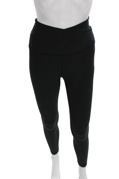 Beyond Yoga Women Leggings Ankle Black Polyester Athleisure Pull On Size S