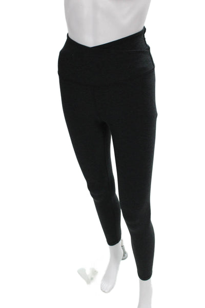 Beyond Yoga Women Leggings Ankle Black Polyester Athleisure Pull On Size S