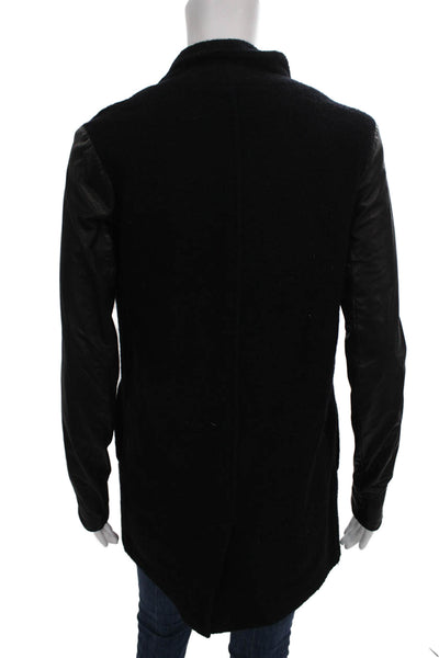 Scoop NYC Womens Cardigan Black 100% Cashmere V-Neck Long Sleeve Size XS