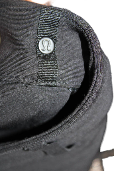 Lululemon Mens Ankle Pants Black Athleisure Button Synthetic Size 34