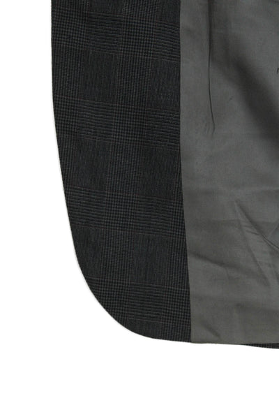 Polo University Club By Ralph Lauren Mens Gray Wool Plaid Blazer Size 40