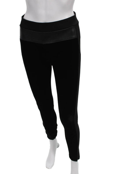 Sandro Paris Women Ankle Leggings Black Size 1