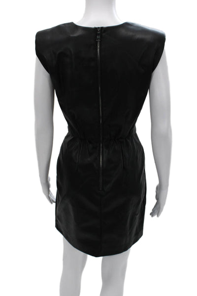 Steve Madden Womens Sheath Dress Sleeveless Black Knee Length Round Neck Size 0