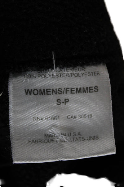 The North Face Womens Basic Jacket Black Polyester Zip Long Sleeve Size S