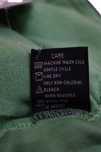 Ralph Lauren Women Basic Polo Green Cotton Collared Short Sleeve Size XS