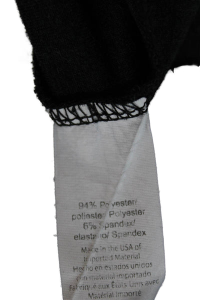 Beyond Yoga Womens Basic Black Polyester Round Neck Tank Size S